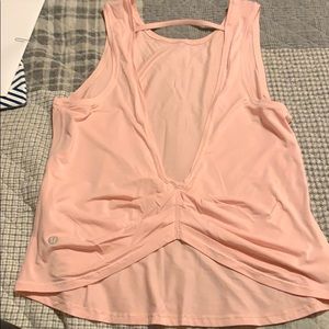 Lululemon open back cinched tank